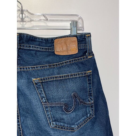 AG Adriano Goldschmied Mens Frayed Hem Denim Shorts Size 31x32 - Picture 3 of 10